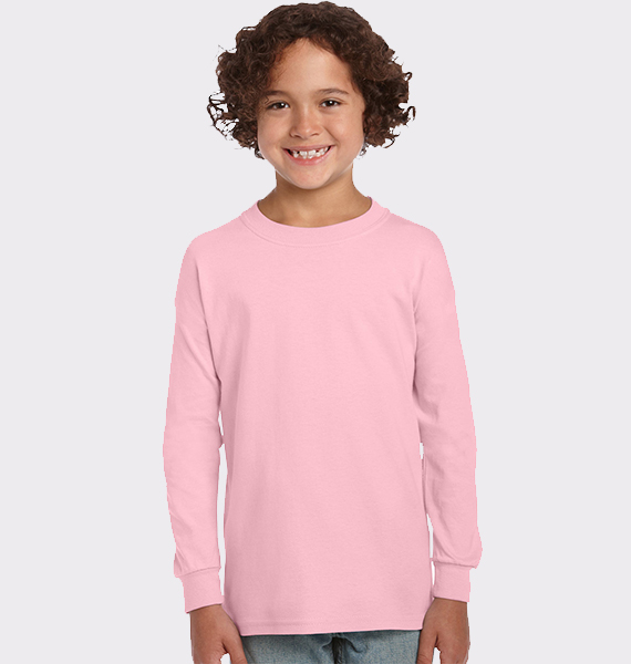 Kids Youth Ultra Cotton Long Sleeve T-Shirt